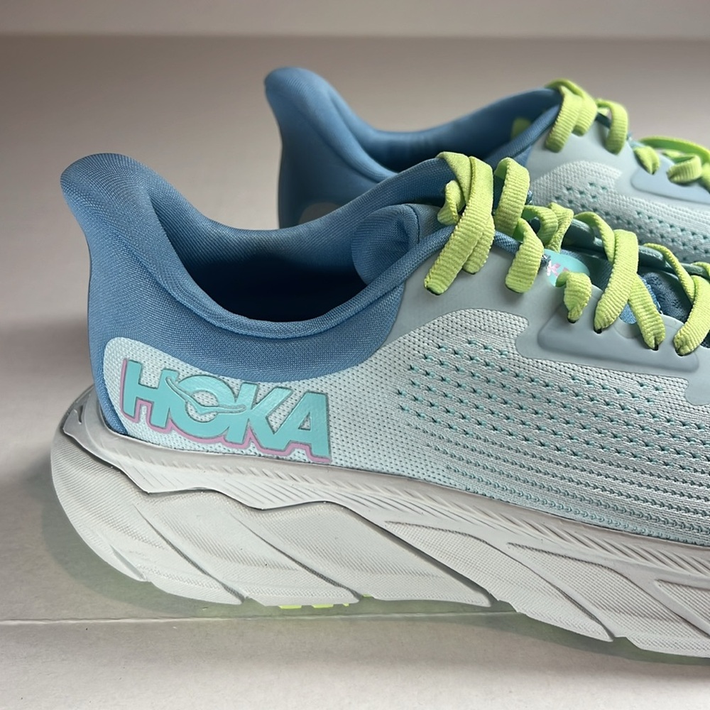 Hoka One Arahi 7 Women Shoes Sneakers Blue Running Gym Walking Size 6.5 - Picture 10 of 17